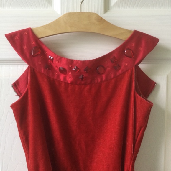 American Girl Joyful Jewels Red Holiday Dress - Picture 7 of 10